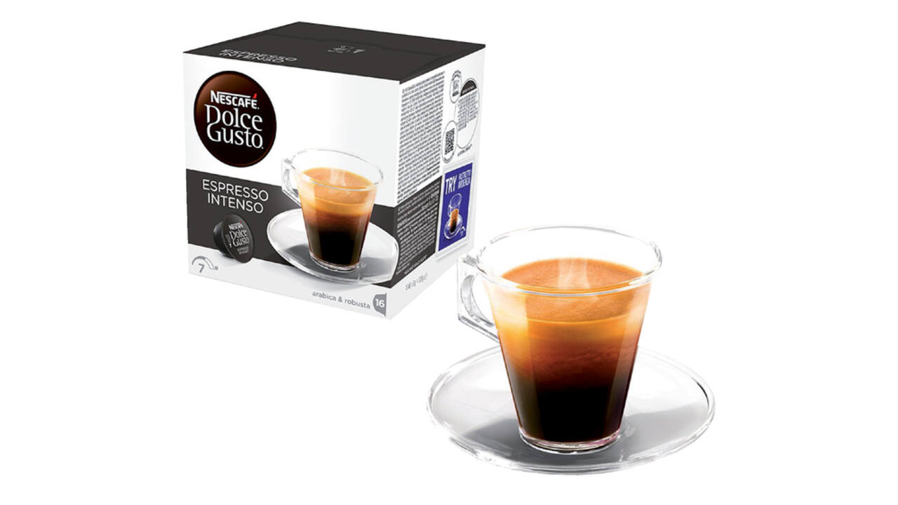 Koffiecups Dolce Gusto espresso intenso 16 stuks