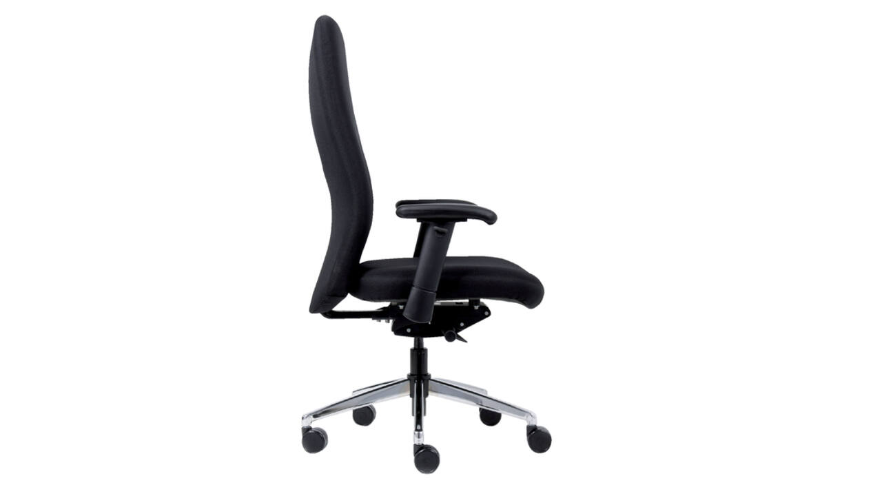 Bureaustoel Euroseats Heavy Duty zwart