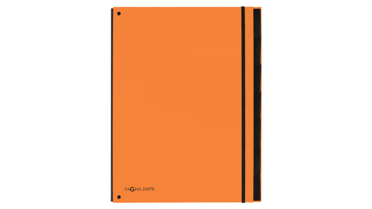 Sorteermap Pagna Trend A4 7 tabs oranje