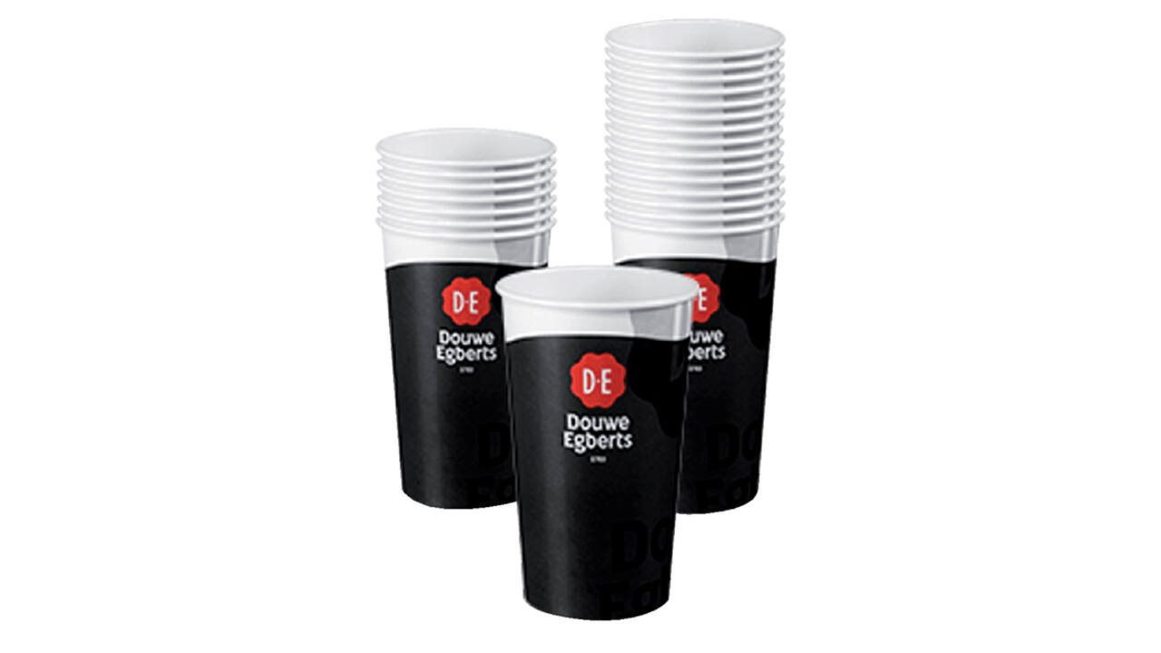 Beker Douwe Egberts 180ml karton 100 stuks