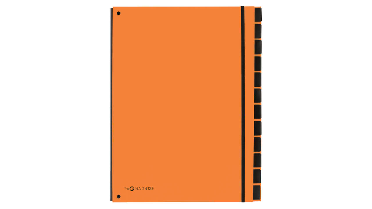 Sorteermap Pagna Trend A4 12 tabs oranje