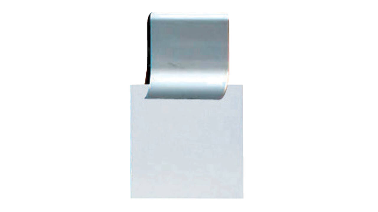 Klemlijst MAUL 35x40mm aluminium zelfklevend