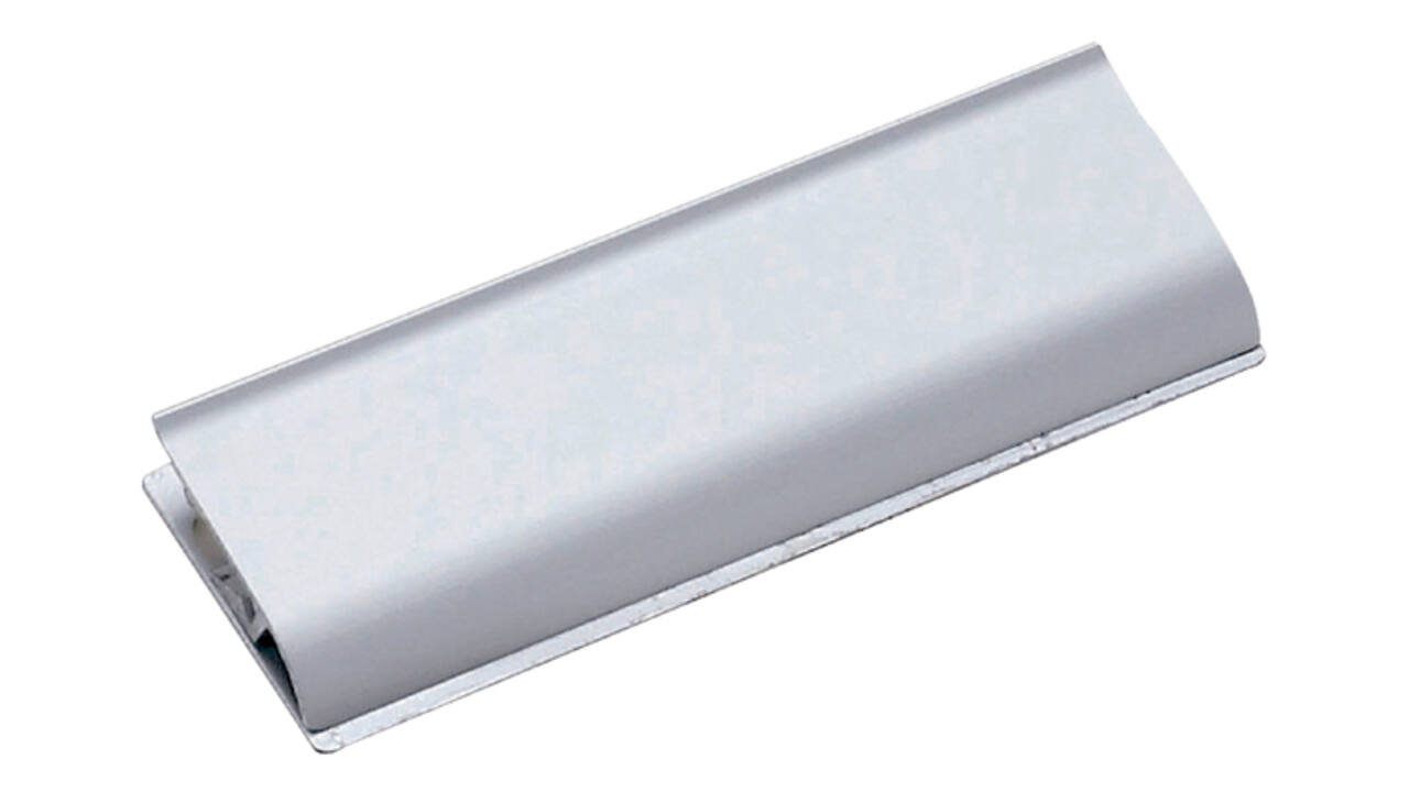 Klemlijst MAUL 113x40mm aluminium zelfklevend