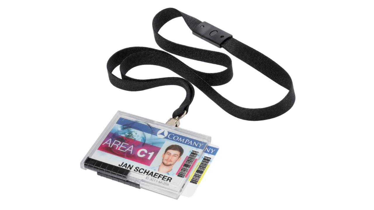 Badge Durable 8921 Pushbox duo 10 stuks
