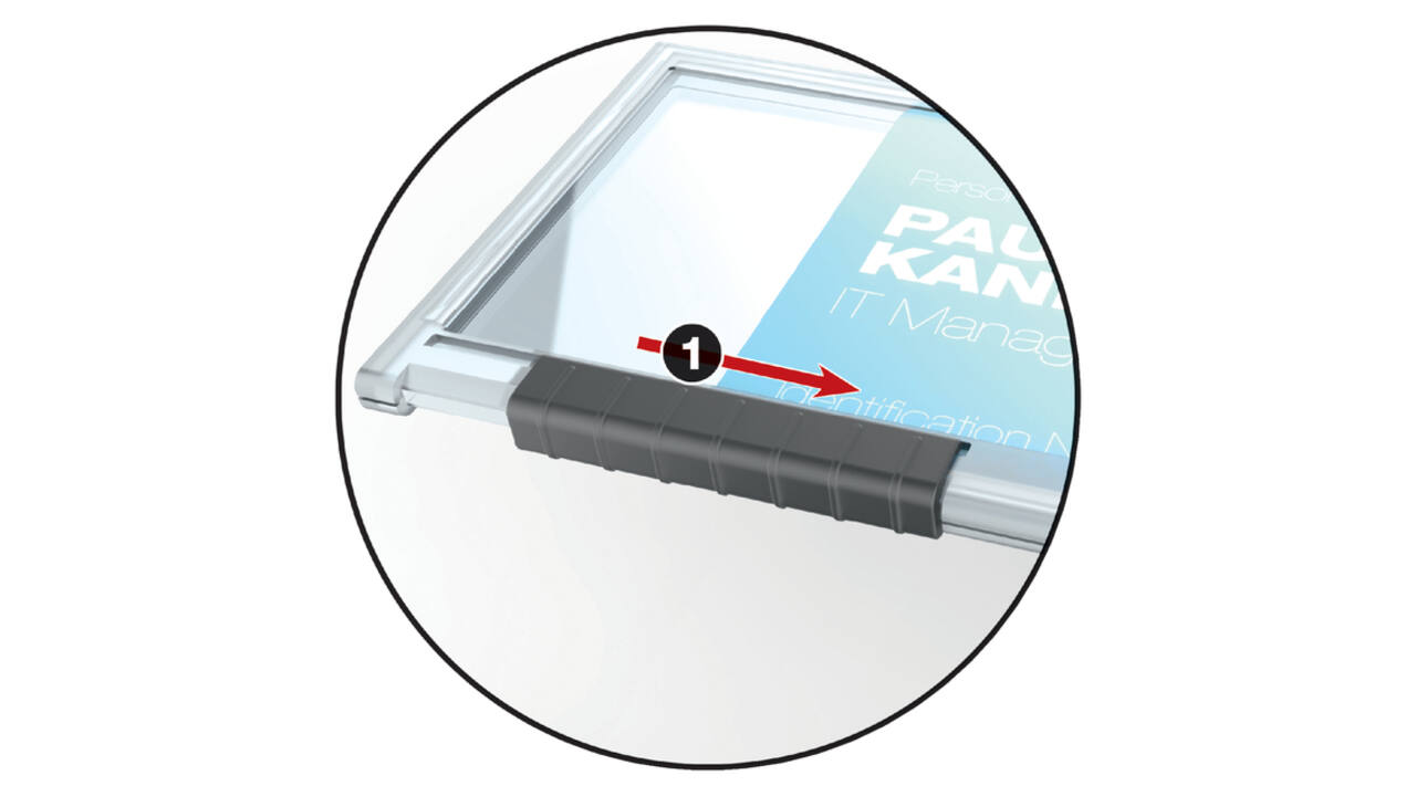 Badge Durable 8922 Pushbox mono 10 stuks