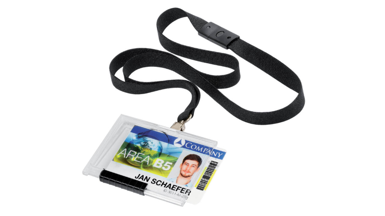 Badge Durable 8922 Pushbox mono 10 stuks