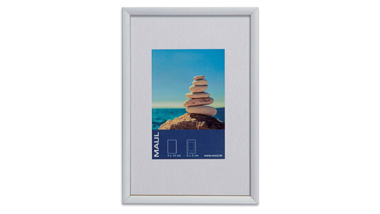 Fotolijst MAUL design 10x15cm aluminium frame zilver