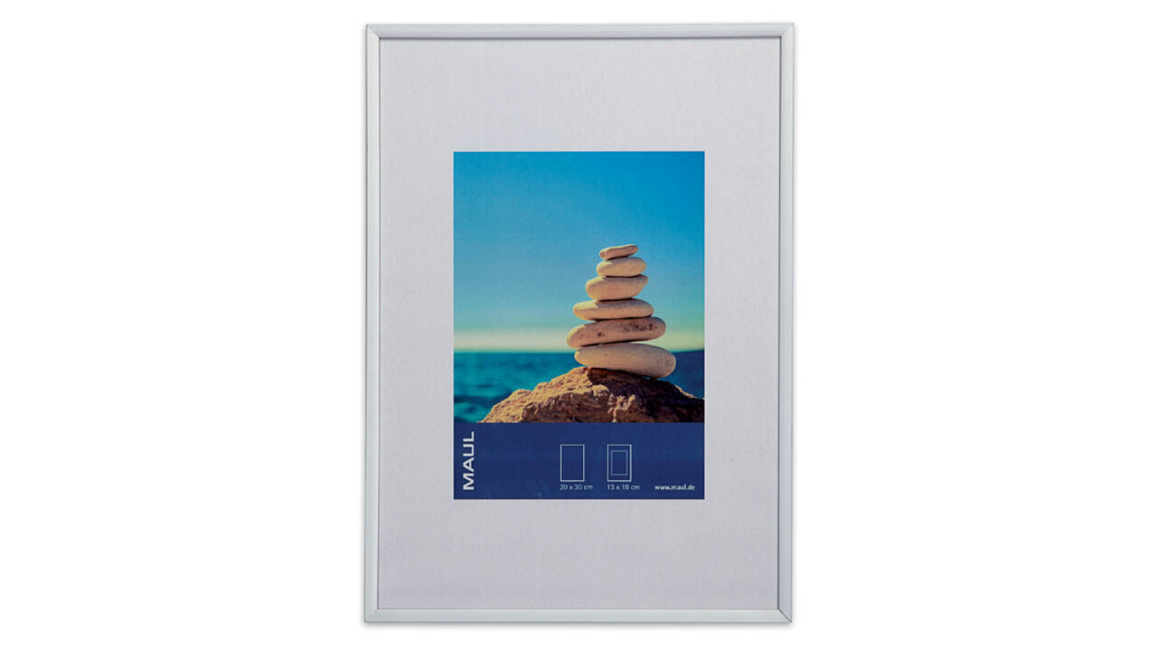 Fotolijst MAUL design 21x30cm aluminium frame zilver