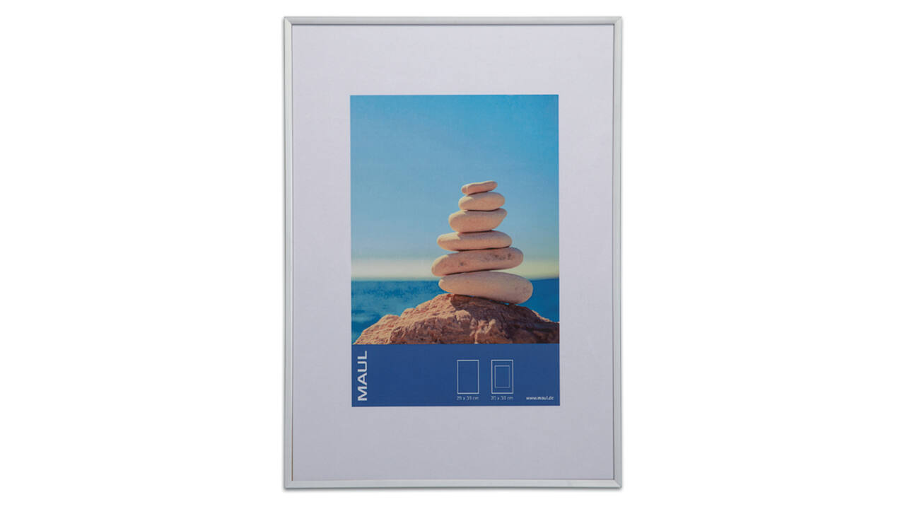 Fotolijst MAUL design 30x40cm aluminium frame zilver