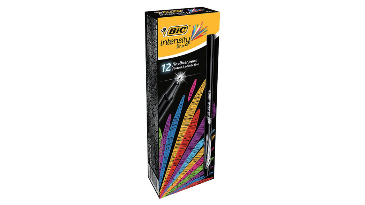 Fineliner Bic Intensity fijn zwart