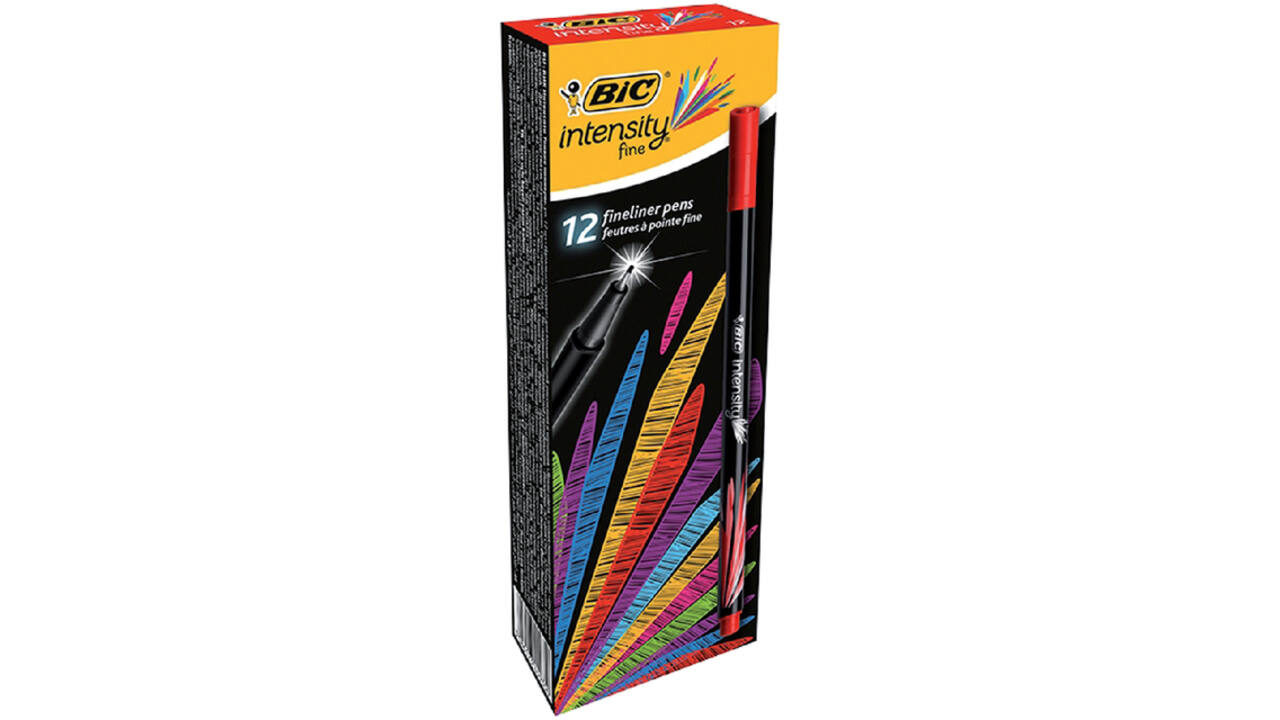 Fineliner Bic Intensity fijn rood