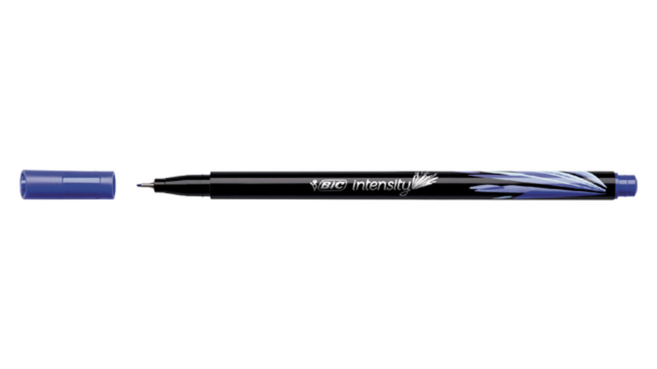 Fineliner Bic Intensity fijn blauw
