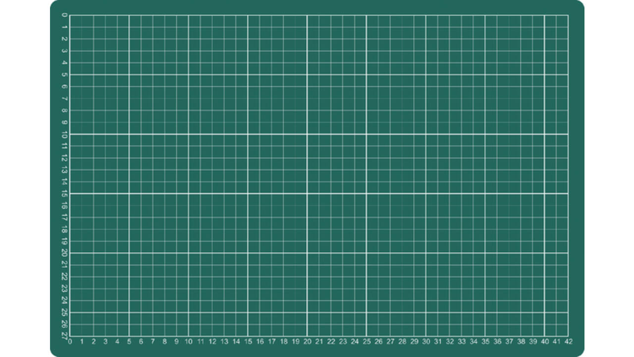 Snijmat A3 450X300mm groen