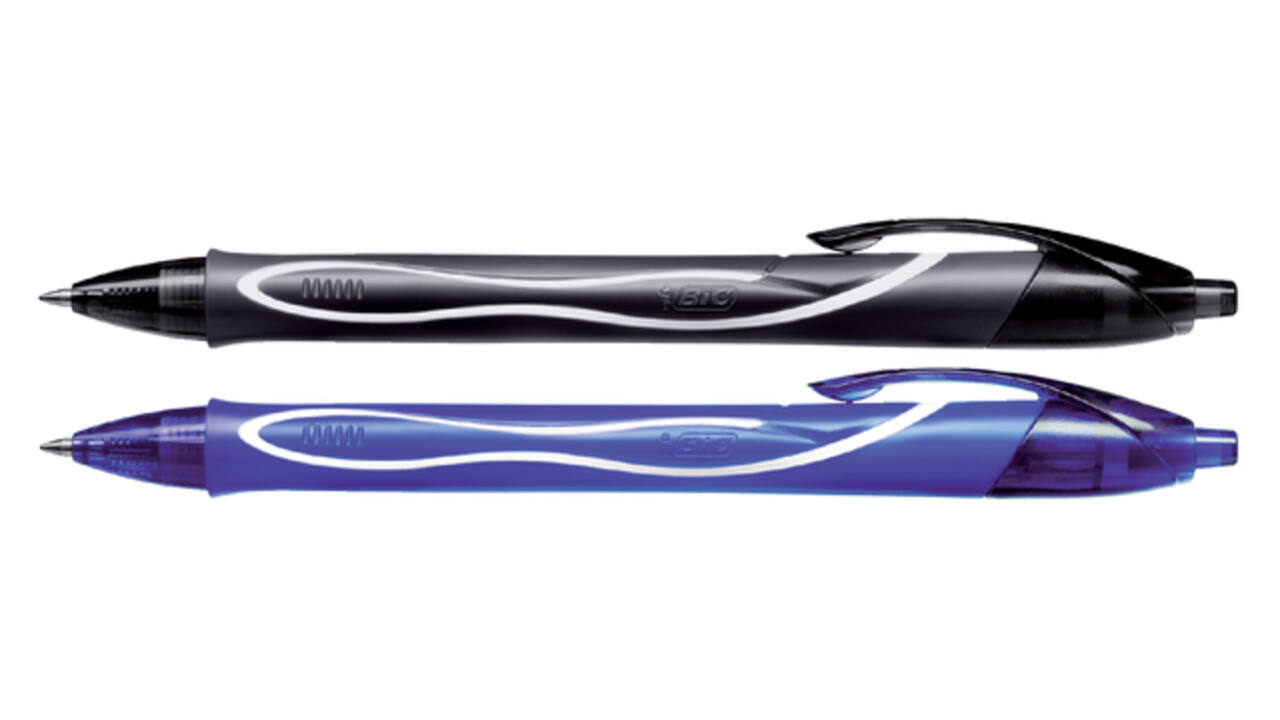 Gelschrijver Bic Gel-ocity quick dry medium blauw