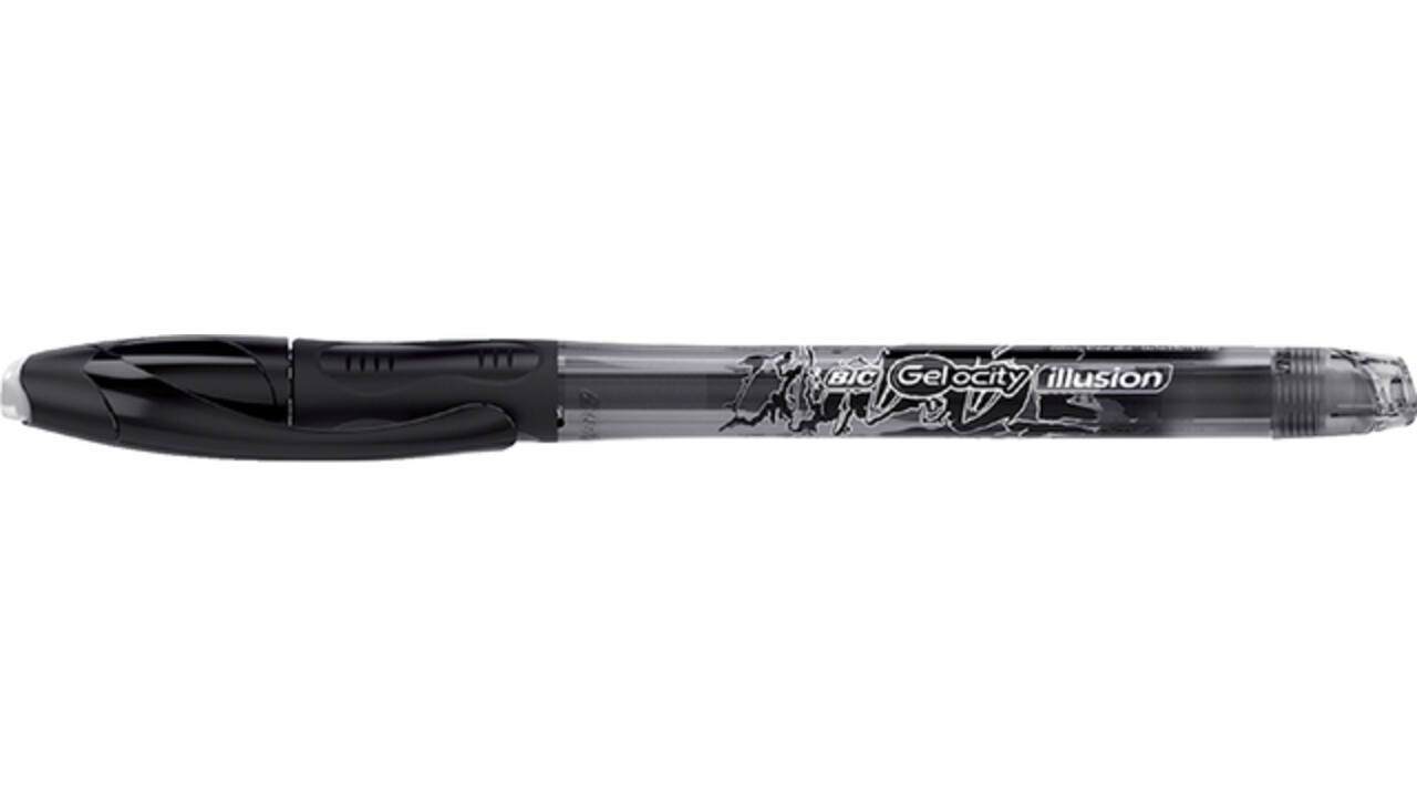 Gelschrijver Bic Gel-ocity illusion medium zwart