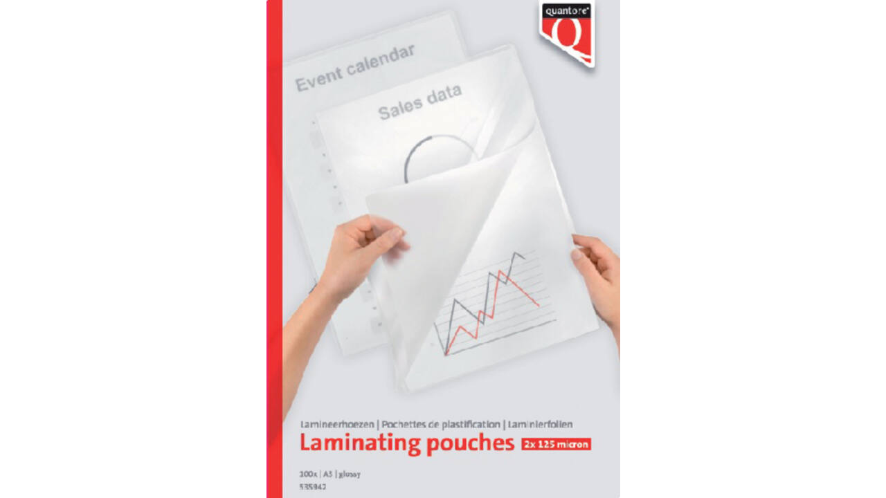 Lamineerhoes Quantore A3 2x125micron 100 stuks