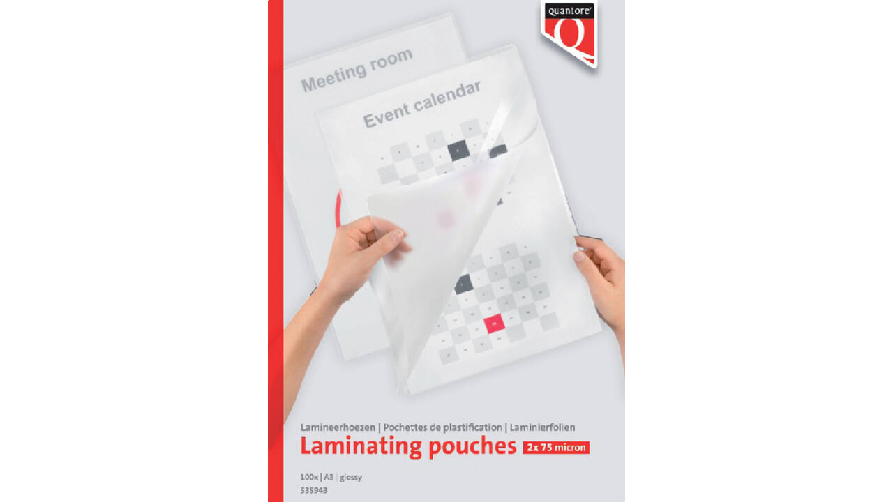 Lamineerhoes Quantore A3 2x75micron 100 stuks