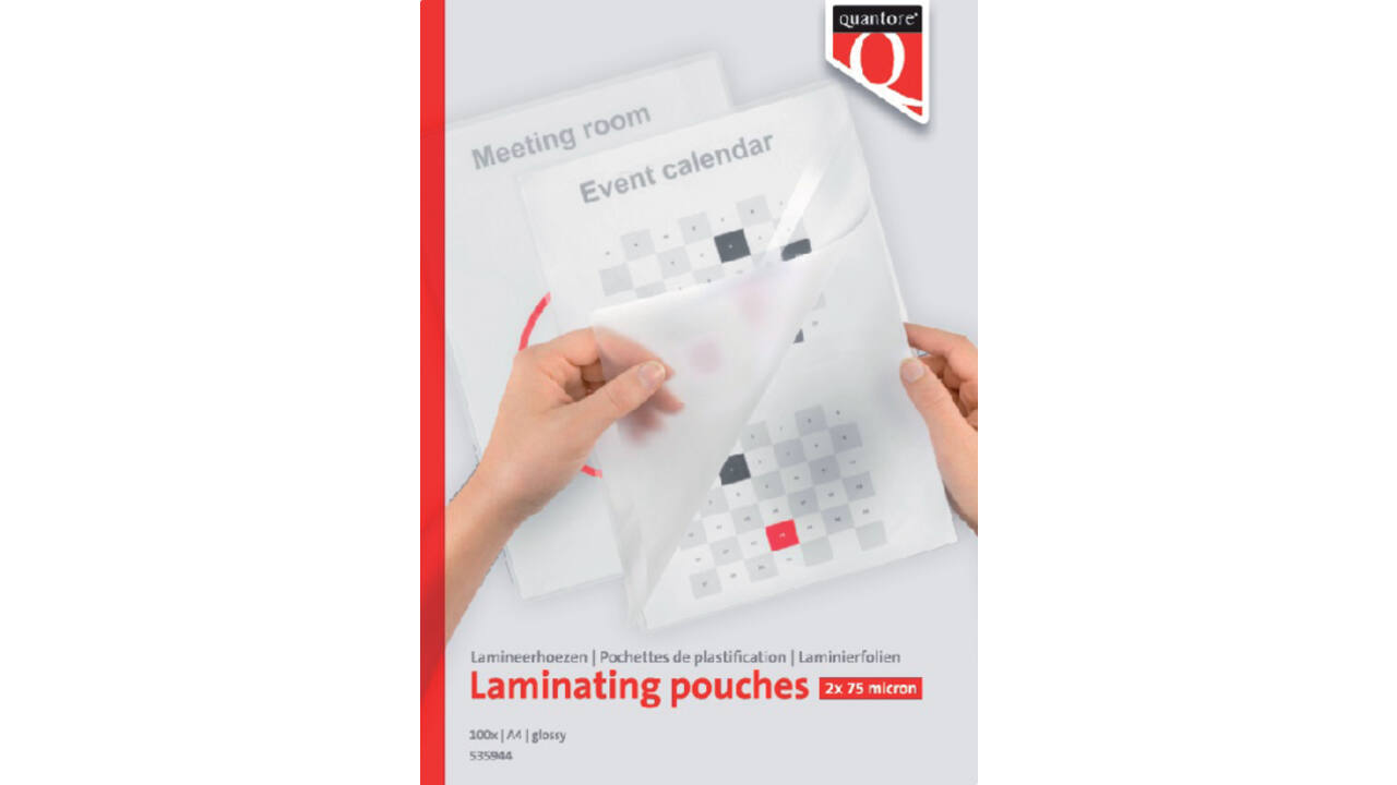 Lamineerhoes Quantore A4 2x75micron 100 stuks