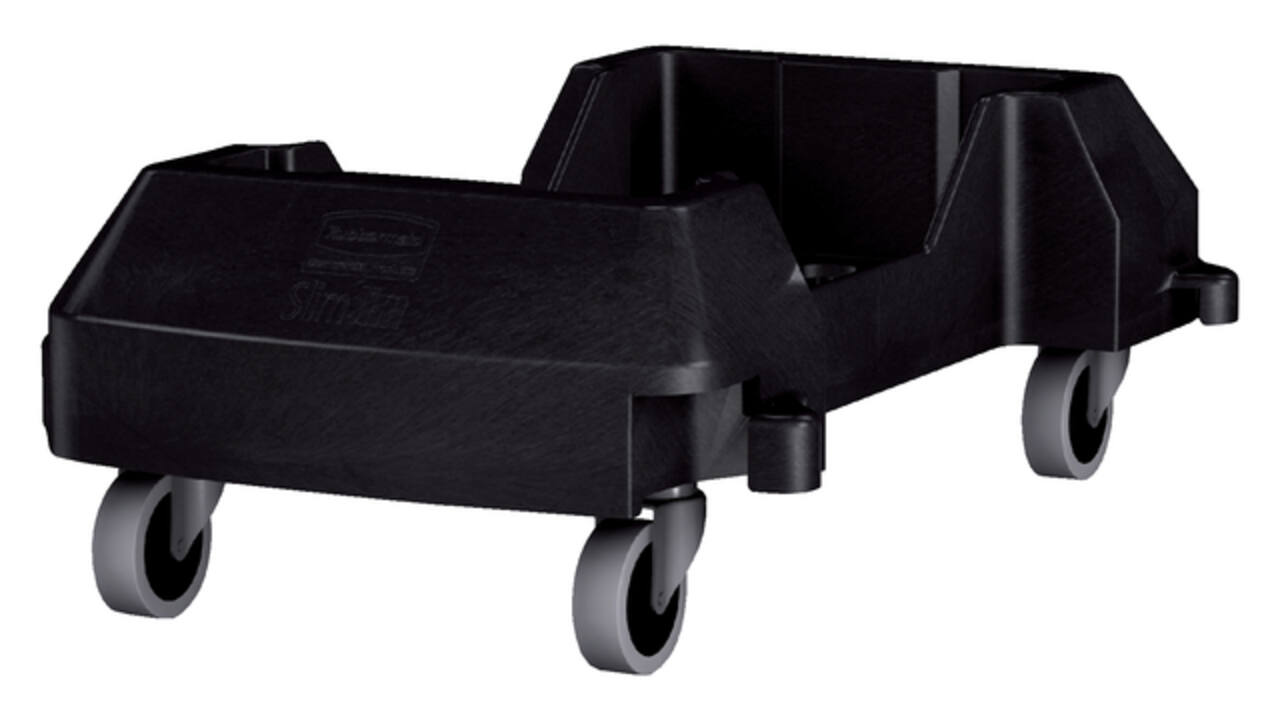Onderstel Rubbermaid Slim Jim zwart