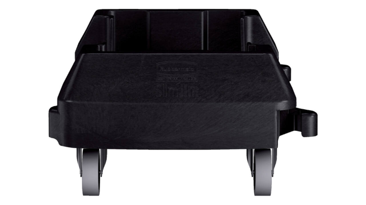 Onderstel Rubbermaid Slim Jim zwart