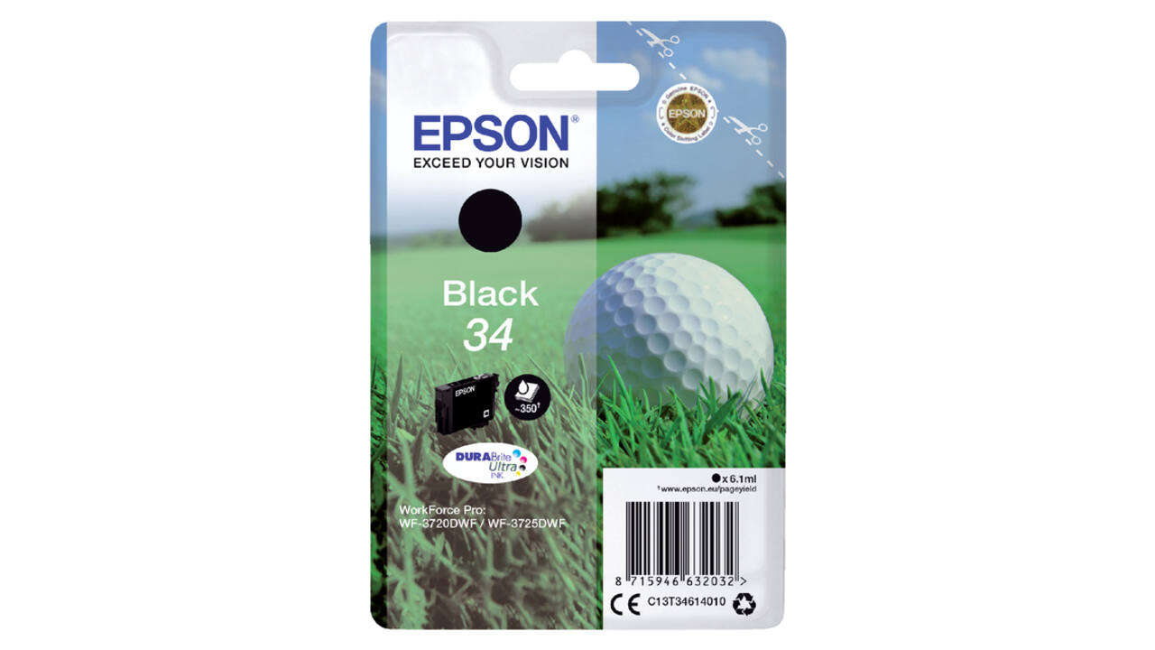 Inktcartridge Epson 34 T3461 zwart