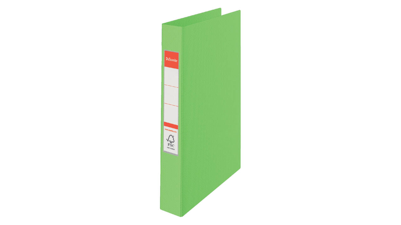 Ringband Esselte Vivida A4 25mm 30% gerecycled PP folie groen