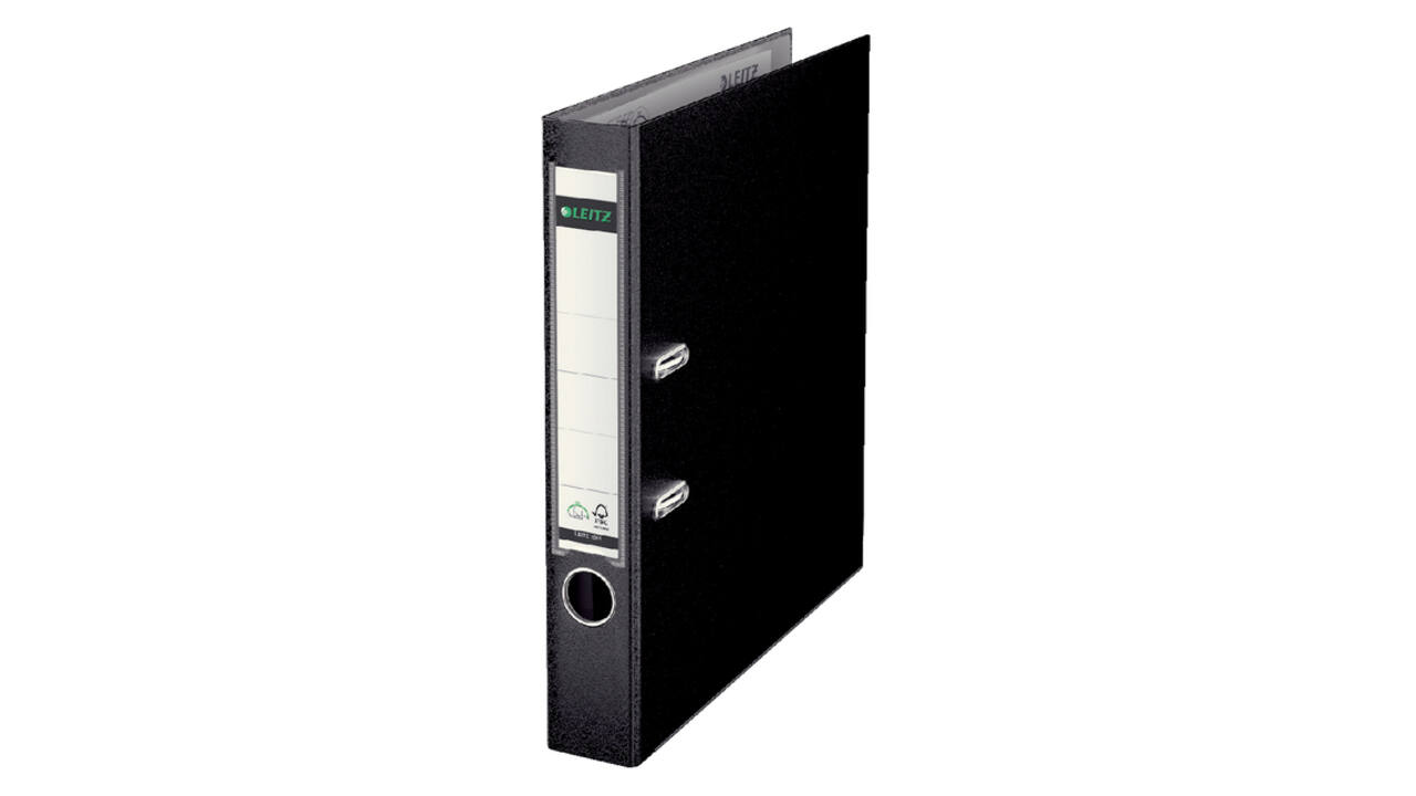Ordner Leitz 1015 180° 52mm PP A4 zwart