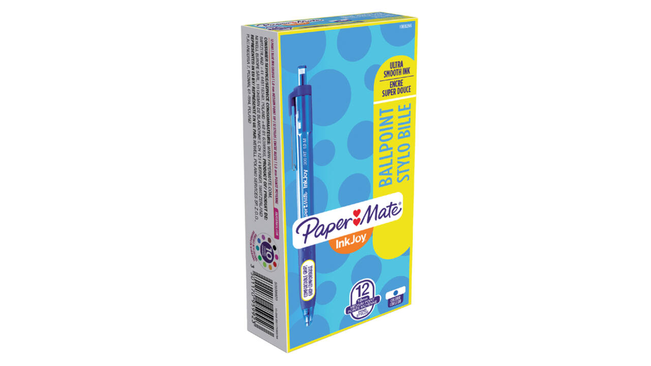 Balpen Paper Mate Inkjoy 300RT medium blauw