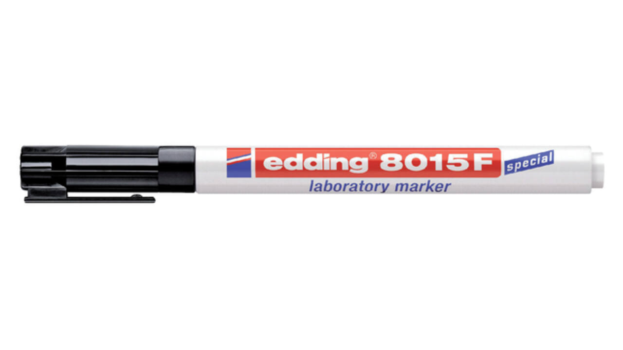 Viltstift edding 8015 laboratorium rond 0.75mm zwart