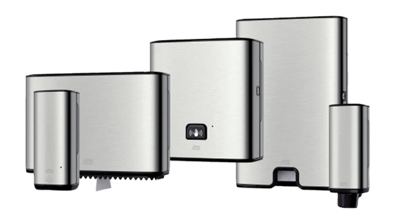 Handdoekdispenser Tork H2 Image Line Xpress countertop zilver 460005
