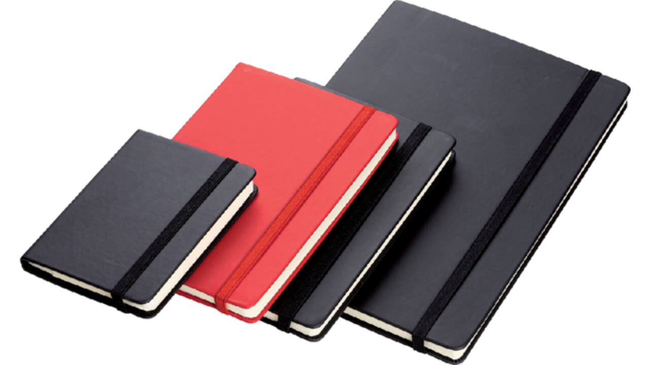 Notitieboek Quantore A4 lijn192 blz 80gr zwart