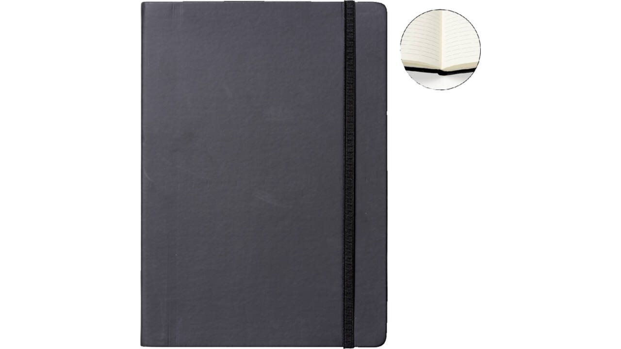 Notitieboek Quantore A4 lijn192 blz 80gr zwart