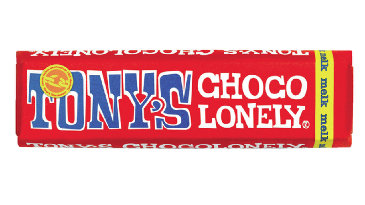 Chocolade Tony's Chocolonely melk reep 50gr