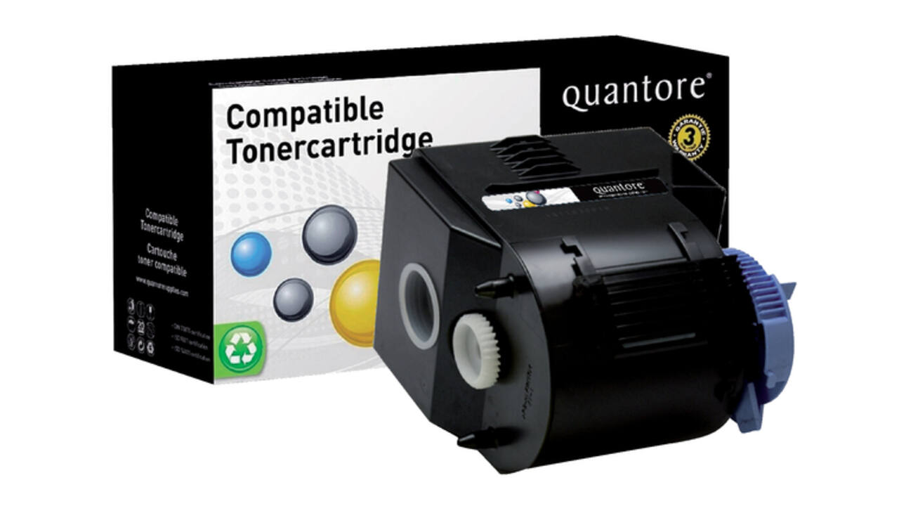 Tonercartridge Quantore alternatief tbv Canon C-EXV 21 zwart