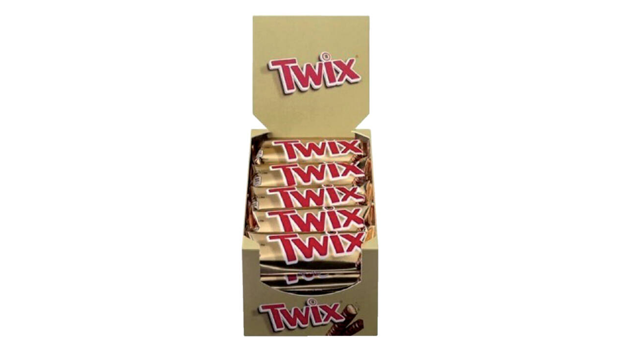 Snoep Twix reep 25x50 gram