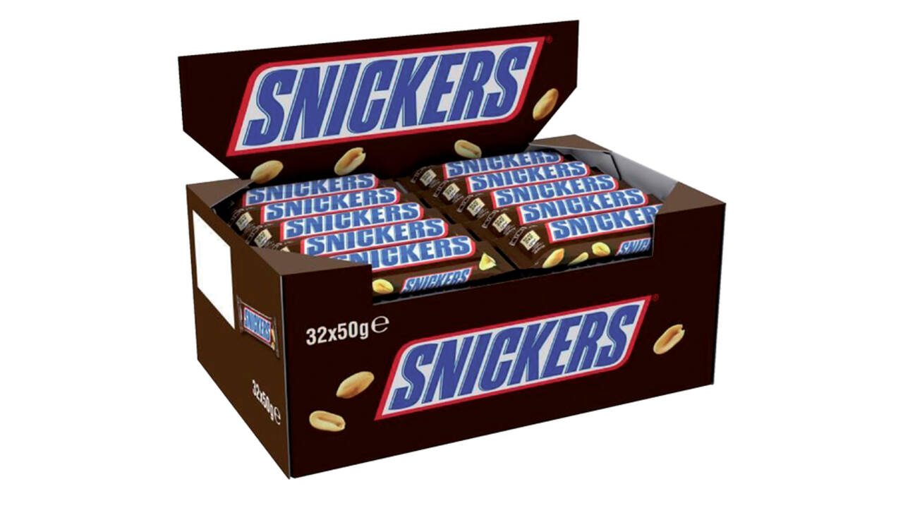 Snoep Snickers reep 32x50 gram