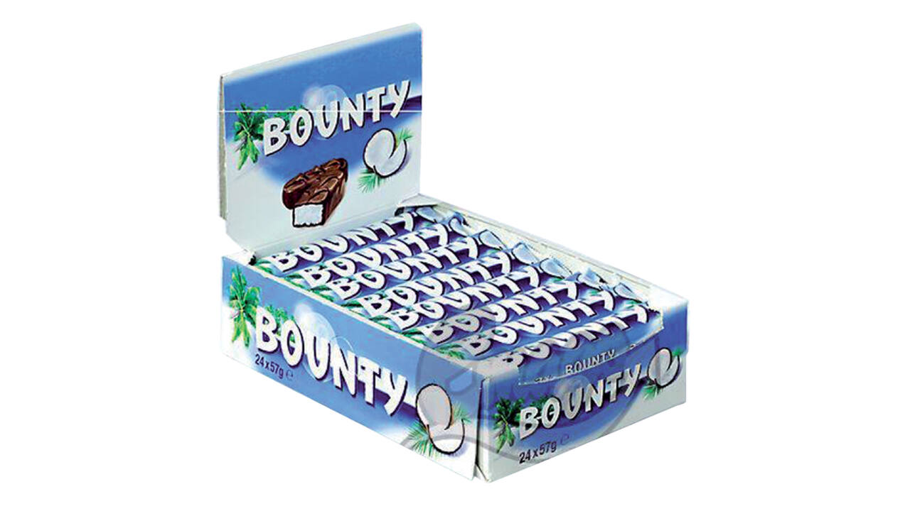 Snoep Bounty reep 24x57 gram