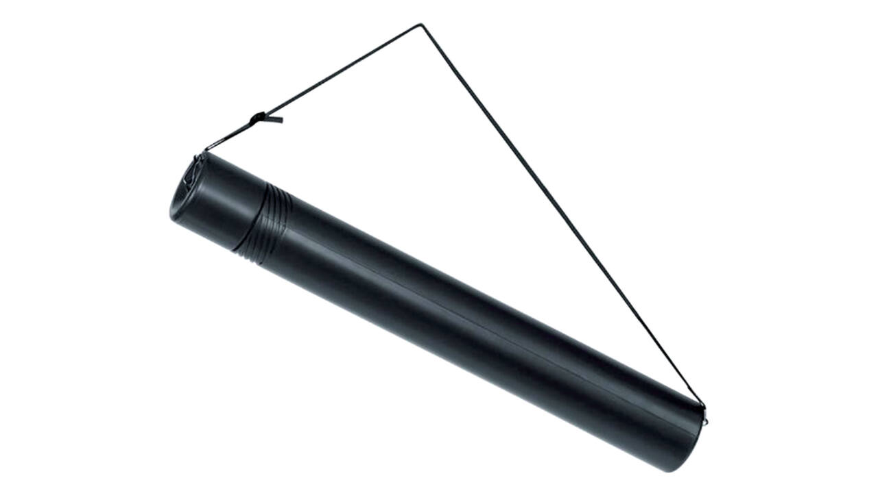 Tekeningkoker Linex zoom 50 tot 90cm doorsnee 6cm zwart