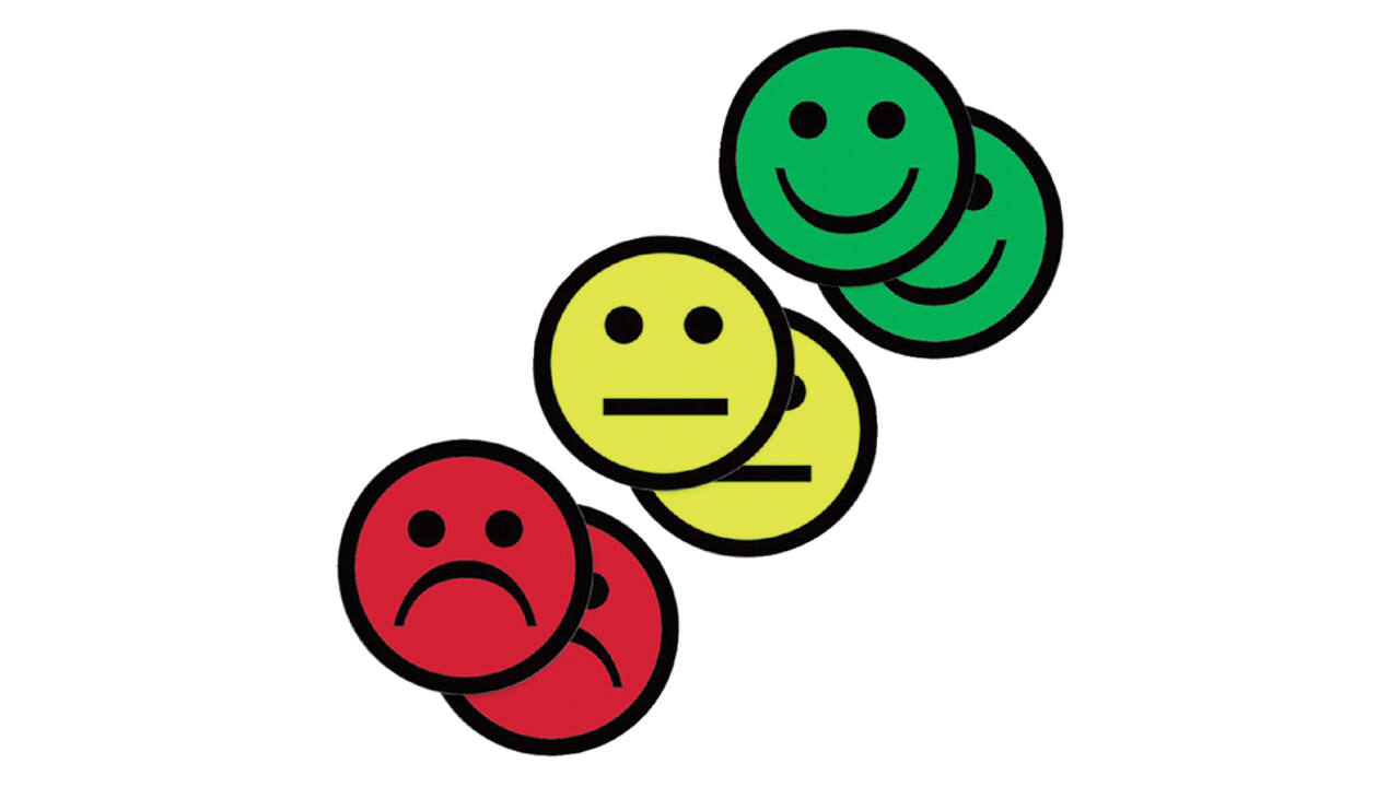 Magneet smiley 25mm emotie blij groen 5 stuks