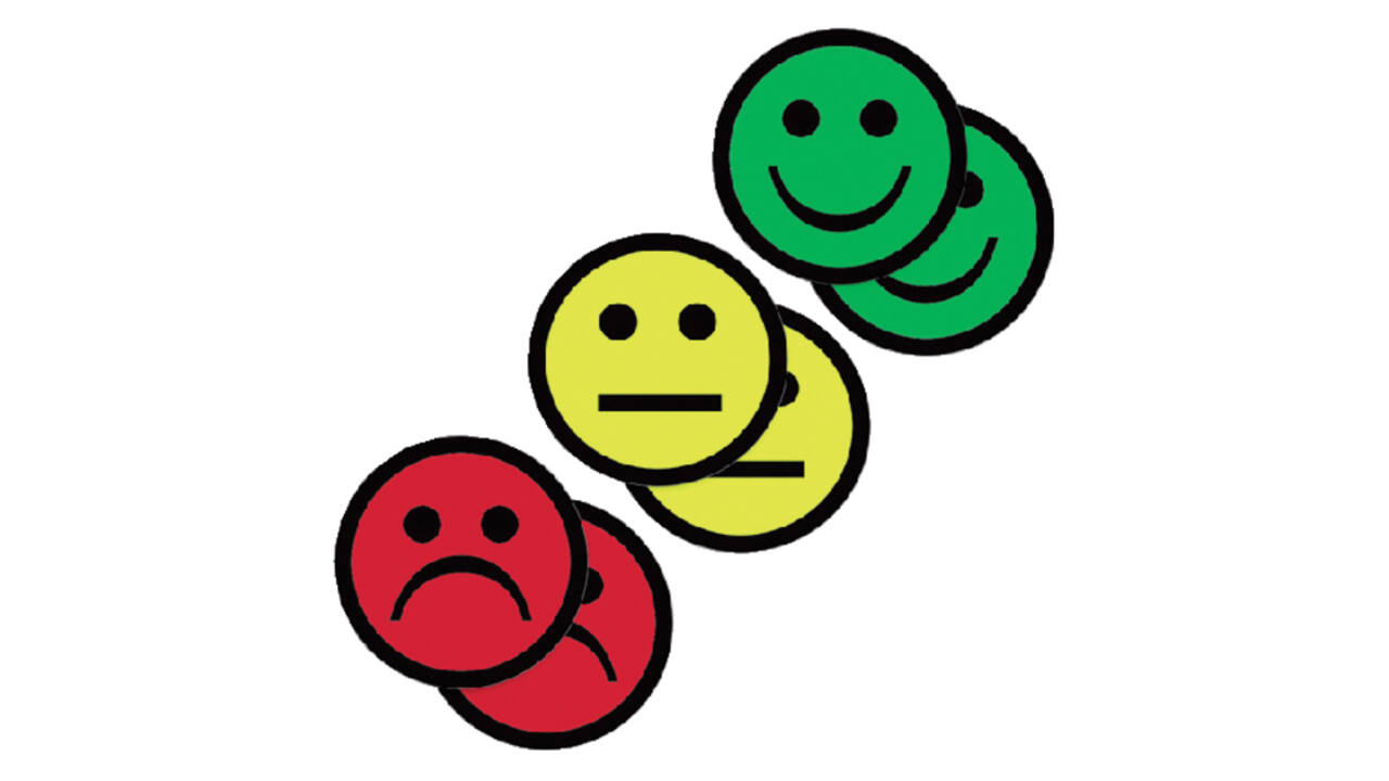 Magneet smiley 25mm 2x geel 2x groen 2x rood