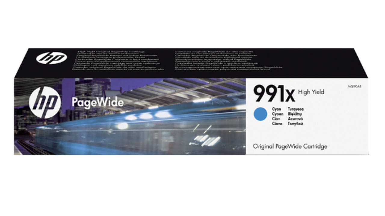 Inktcartridge HP M0J90AE 991X blauw