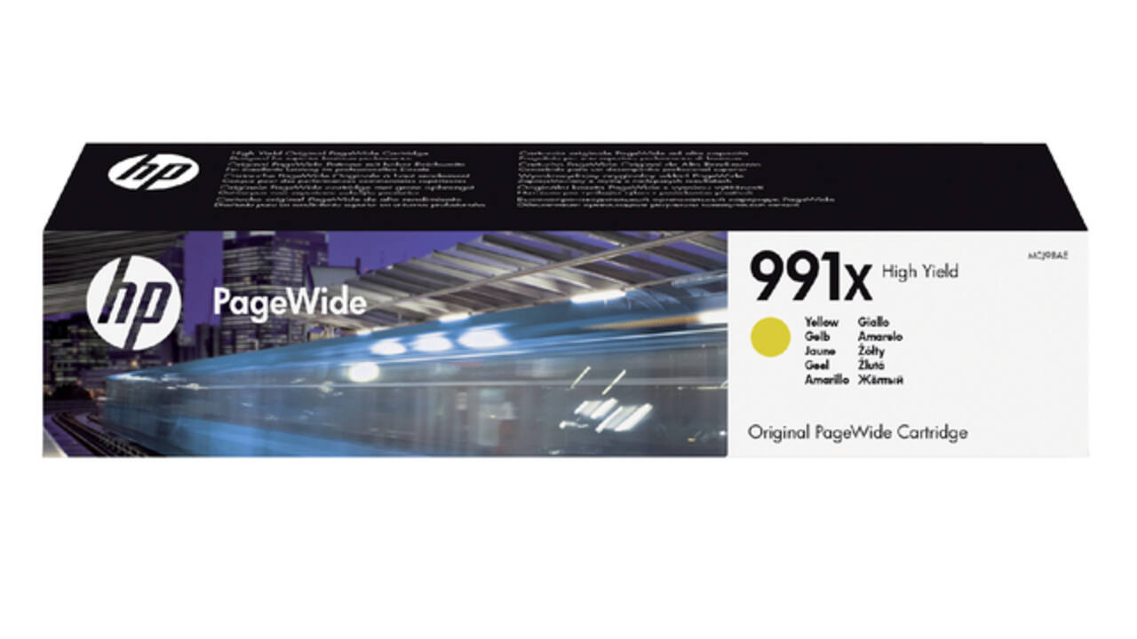 Inktcartridge HP M0J98AE 991X geel