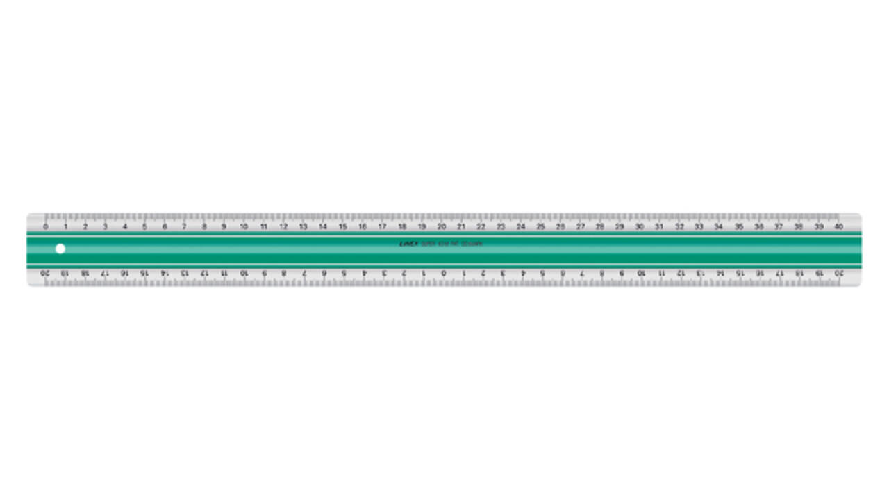 Liniaal Linex super S40 40cm transparant