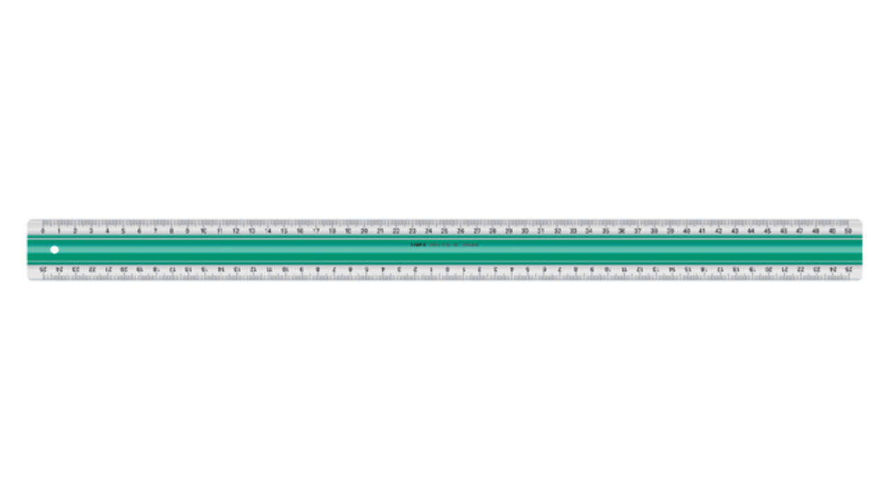 Liniaal Linex super S50 50cm transparant