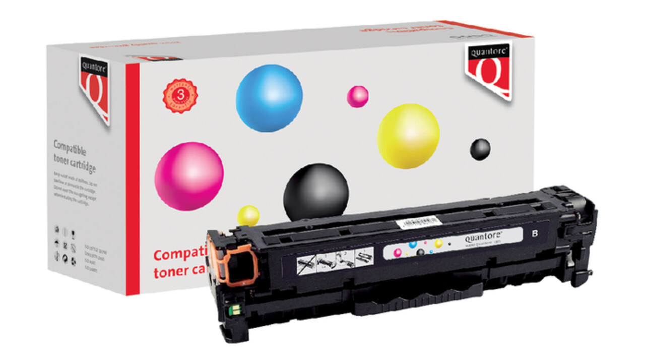 Tonercartridge Quantore alternatief tbv HP CC530A 304A zwart
