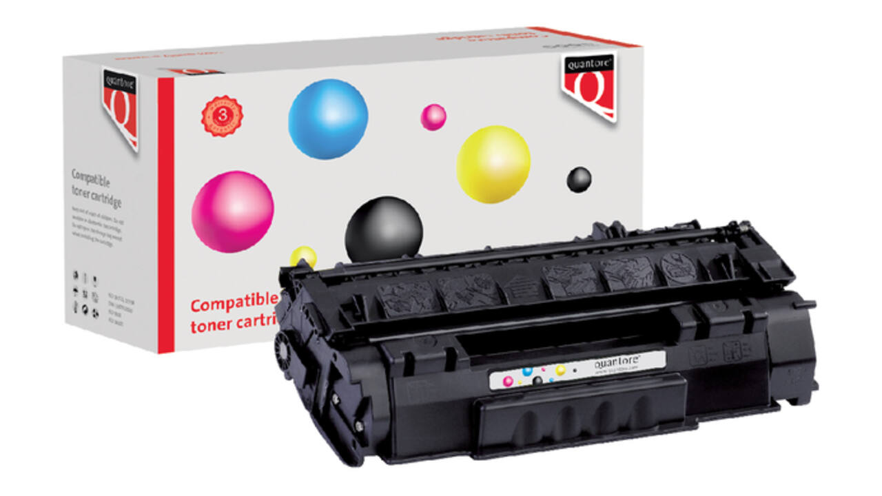 Tonercartridge Quantore alternatief tbv HP Q7553A 53A zwart