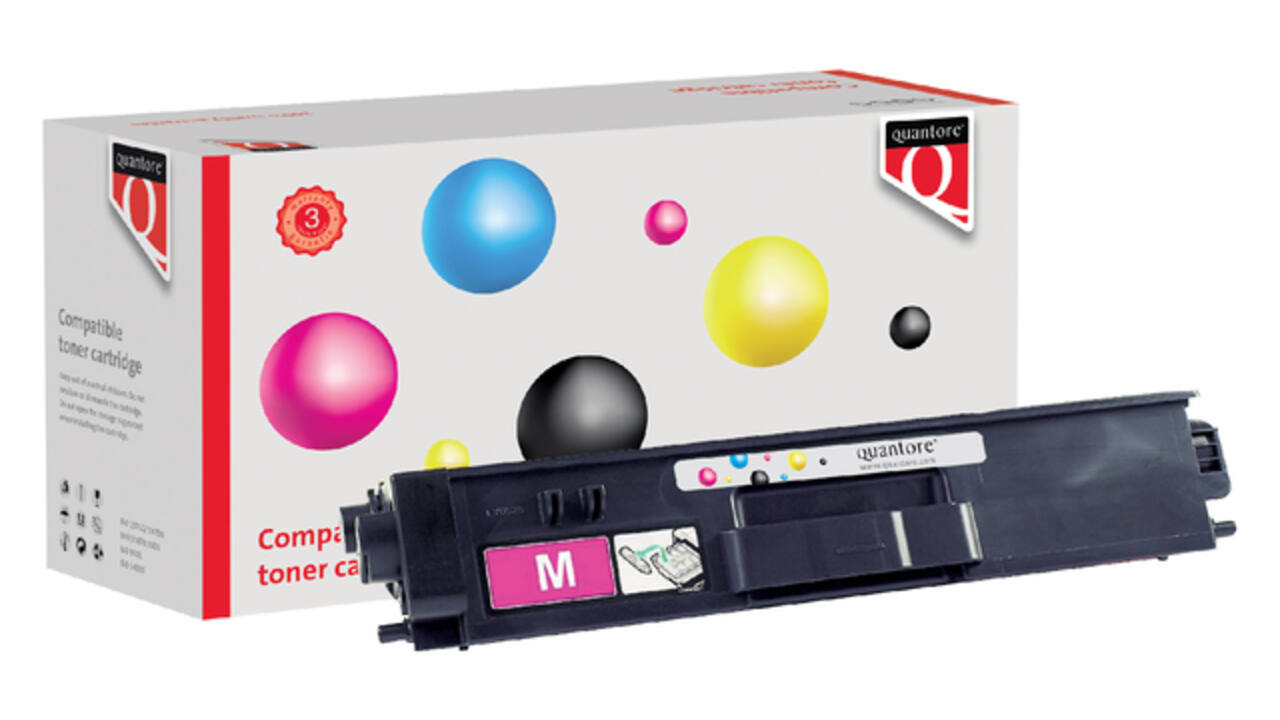 Toner Quantore alternatief tbv Brother TN-900M rood
