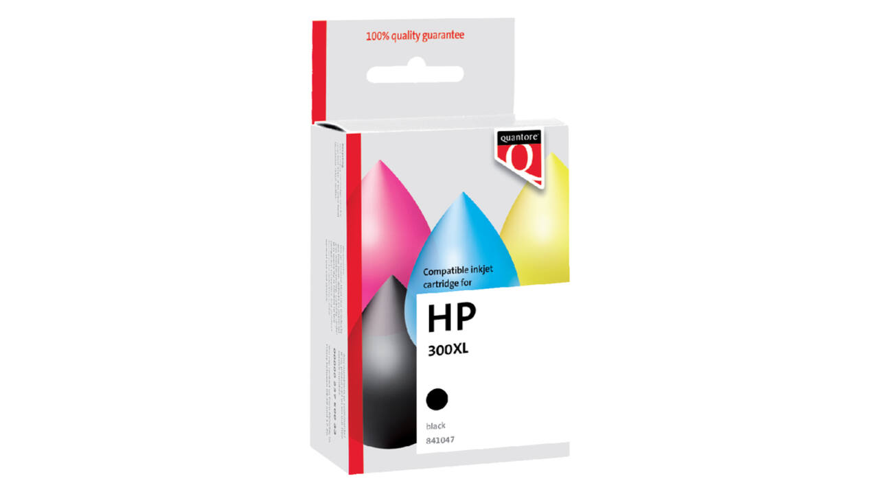 Inktcartridge Quantore alternatief tbv HP CC641EE 300XL zwart