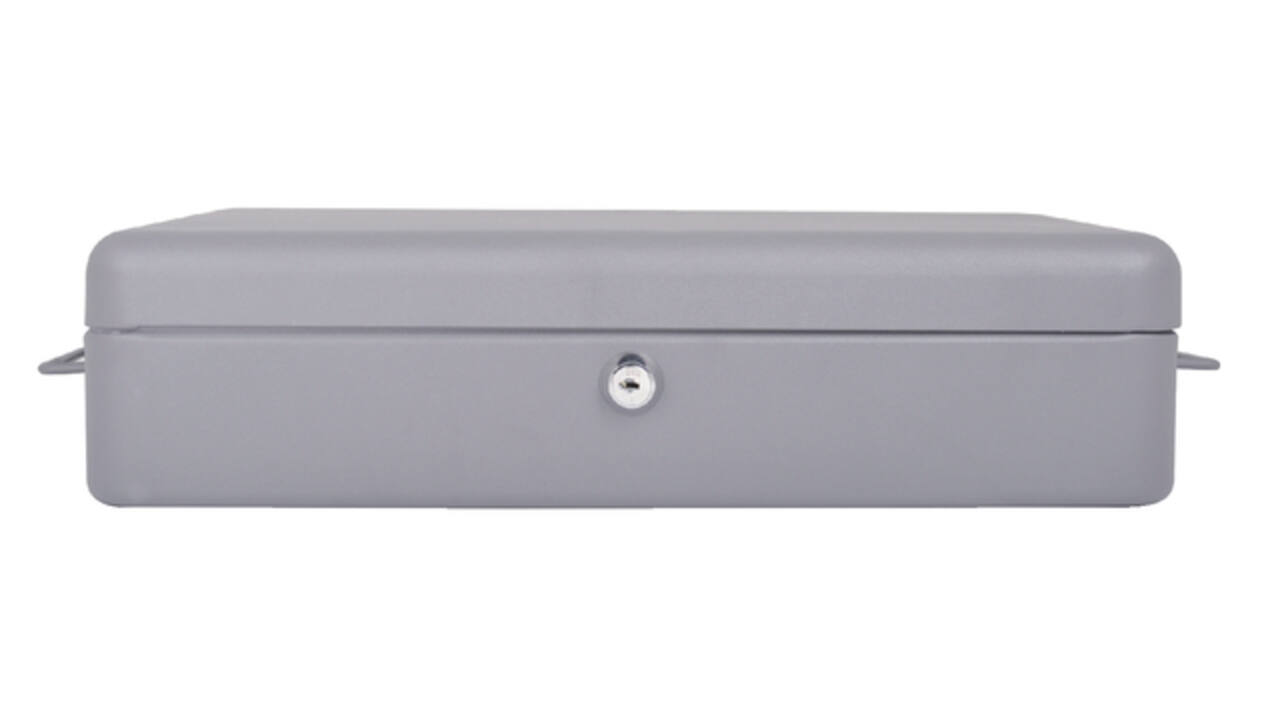 Documentenkist Pavo 370x280x90mm donkergrijs