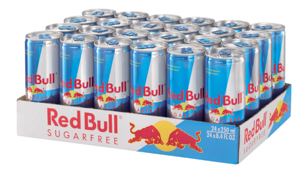Energiedrank Red Bull sugarfree blik 250 ml